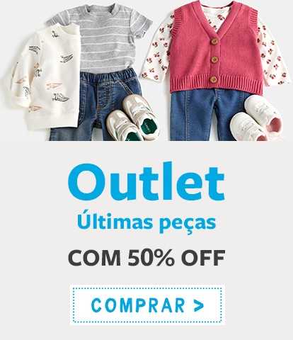 Últimas peças com 50% OFF