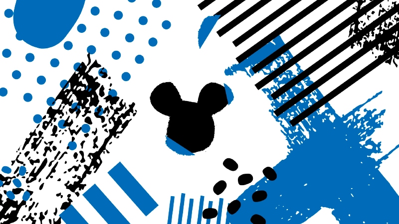 arte silhueta Mickey 1
