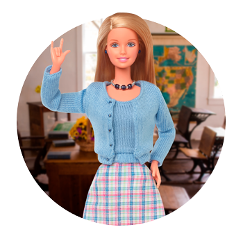 Barbie ensina Libras