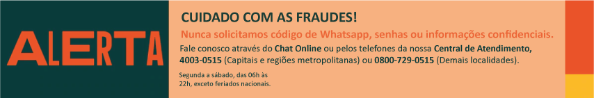 Cuidado com as fraudes!