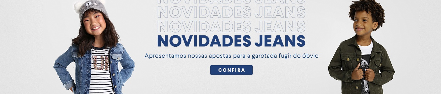 Jeans infantil e teen