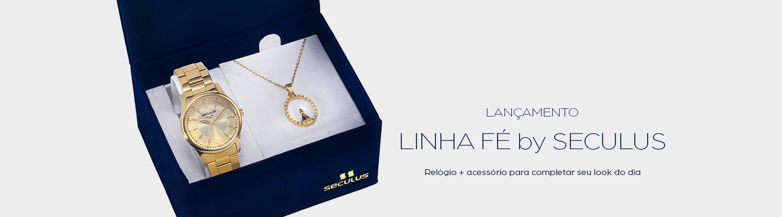 Relógio Seculus Lançamento Linha Fé