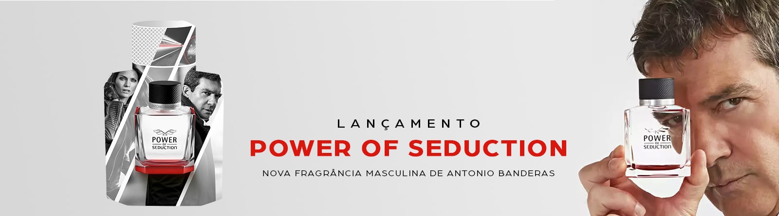 Lançamento Power of Seduction nova fragrância masculina de Antonio Banderas