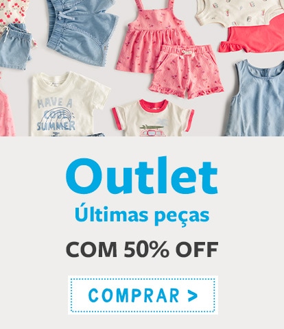 Últimas peças com 50% OFF