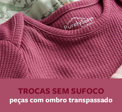 peças com ombro transpassado
