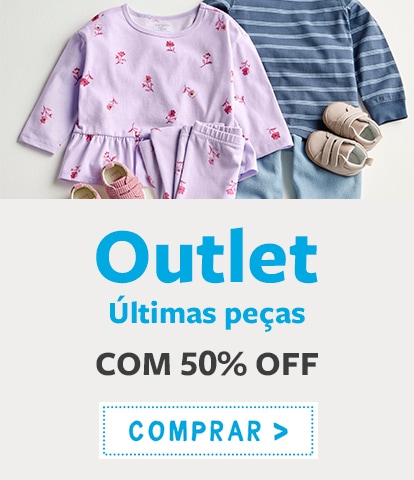 Últimas peças com 50% OFF