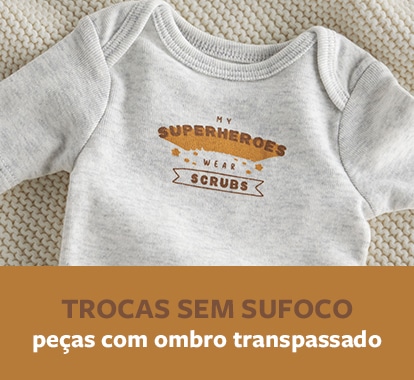 peças com ombro transpassado