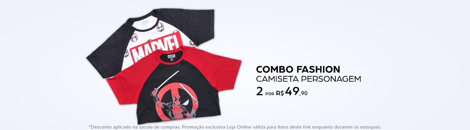 COMBO: 2 CAMISETAS MARCA PRÓPRIA